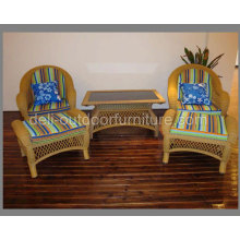 Wicker Garden Zero Gravity Woven Furniture Set